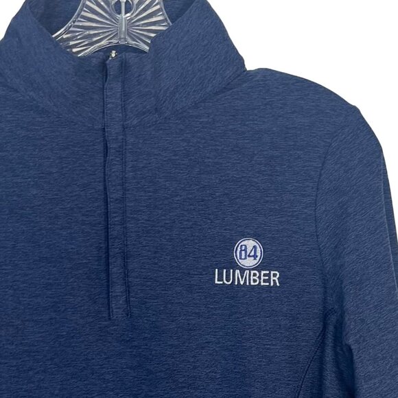 Peter Millar 84 Lumber Quarter Zip Pullover Womens Medium Blue - Picture 5 of 10